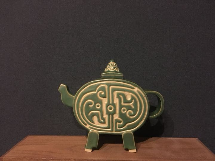 アンティーク雑貨 陶器 置物 ジョウロ オランダ 80s ジョウロ 陶器 置物・小物入れ ヴィンテージ | Blue