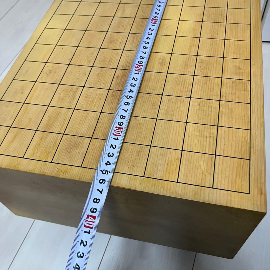 【美品】囲碁盤 極厚 高級 へそ付き 厚さ17.5cm 5.8寸 天地柾