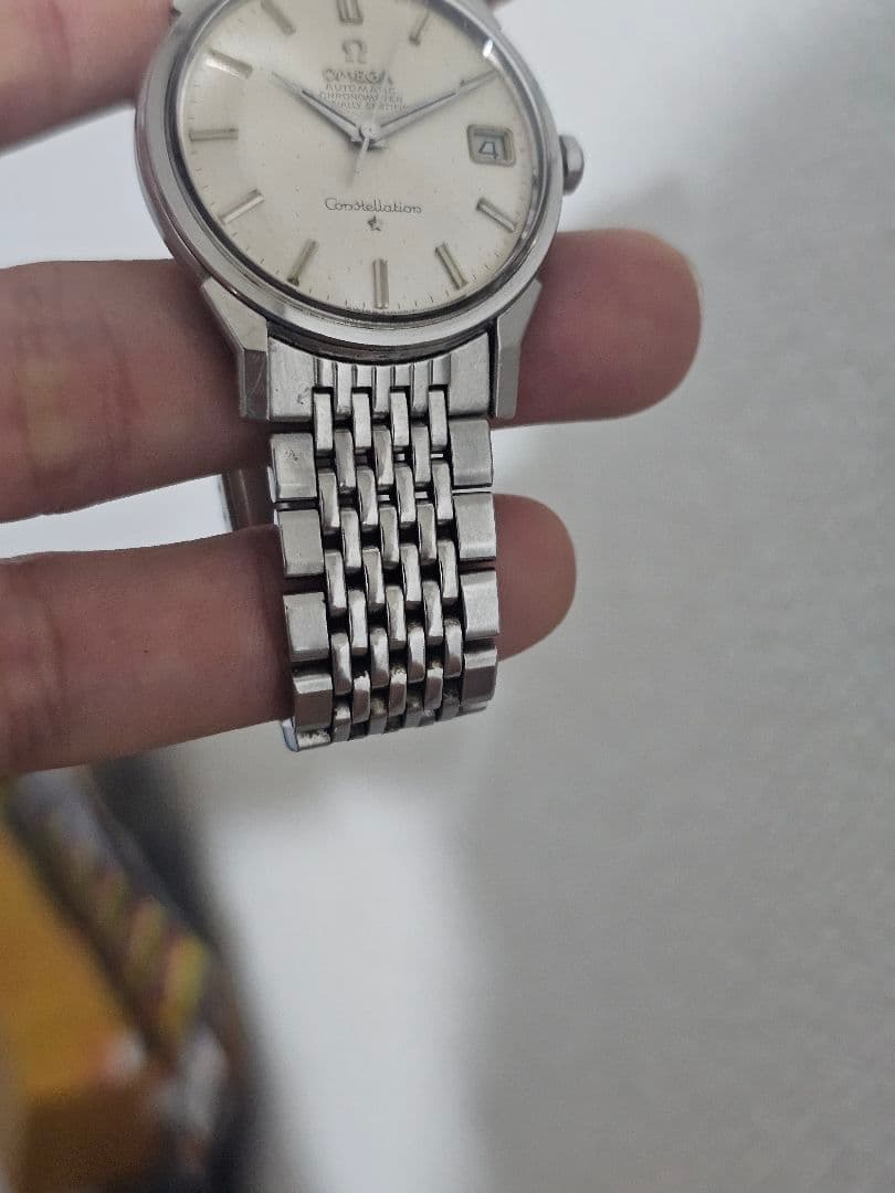 【OMEGA】オメガ コンステレーション cal.564 ライスブレスレット .