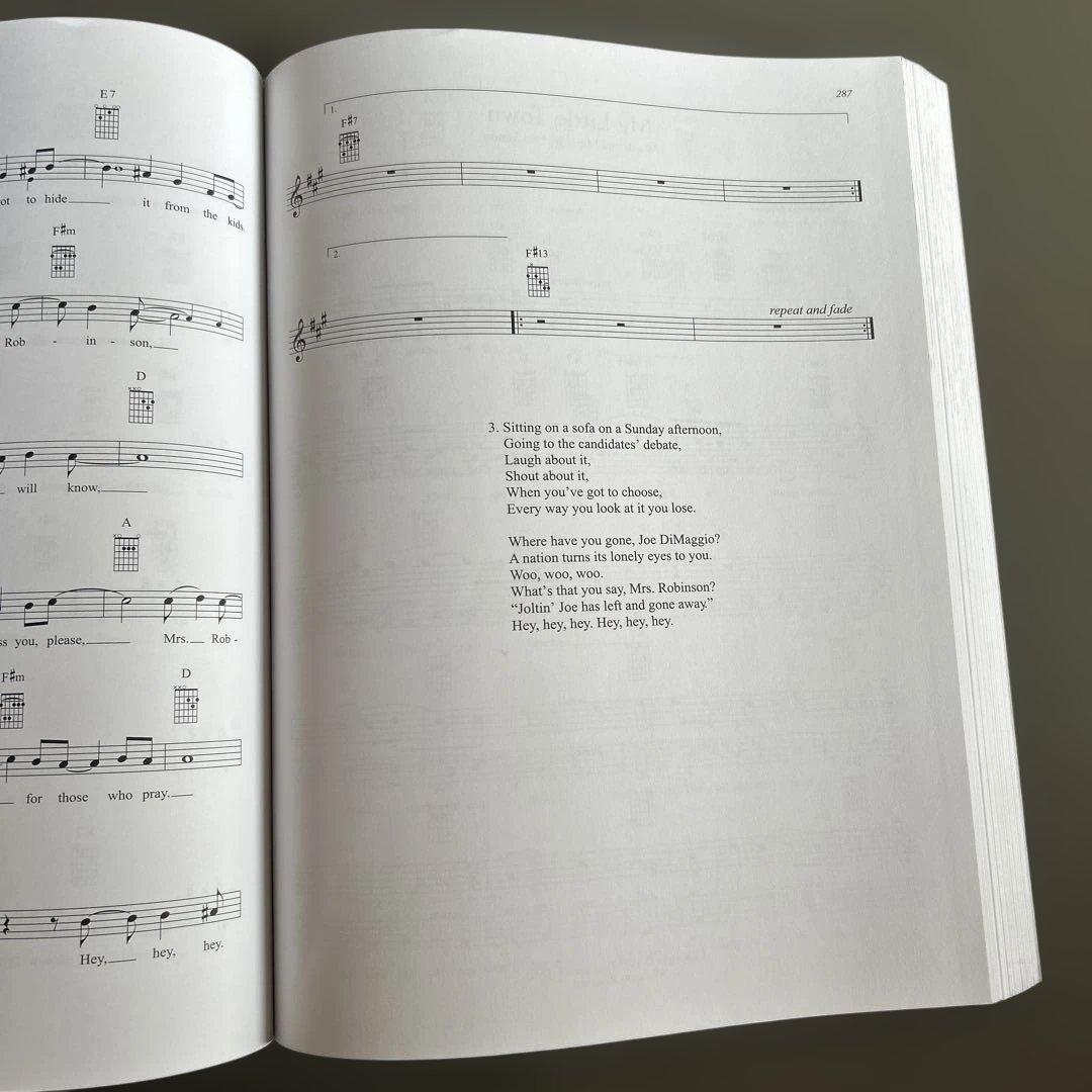 楽譜]ポール・サイモン「デフィニティヴ・ポール・サイモン・ソング