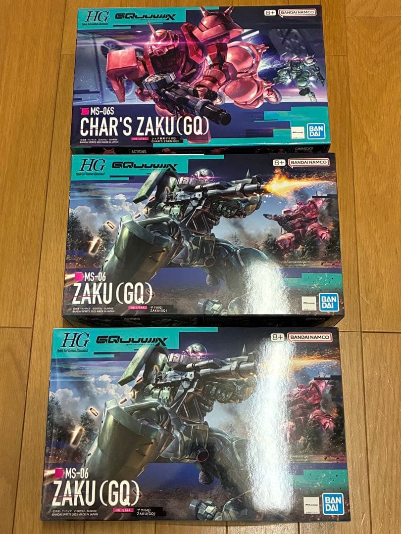 HG ジークアクス12点セット　純正デカール①②付き