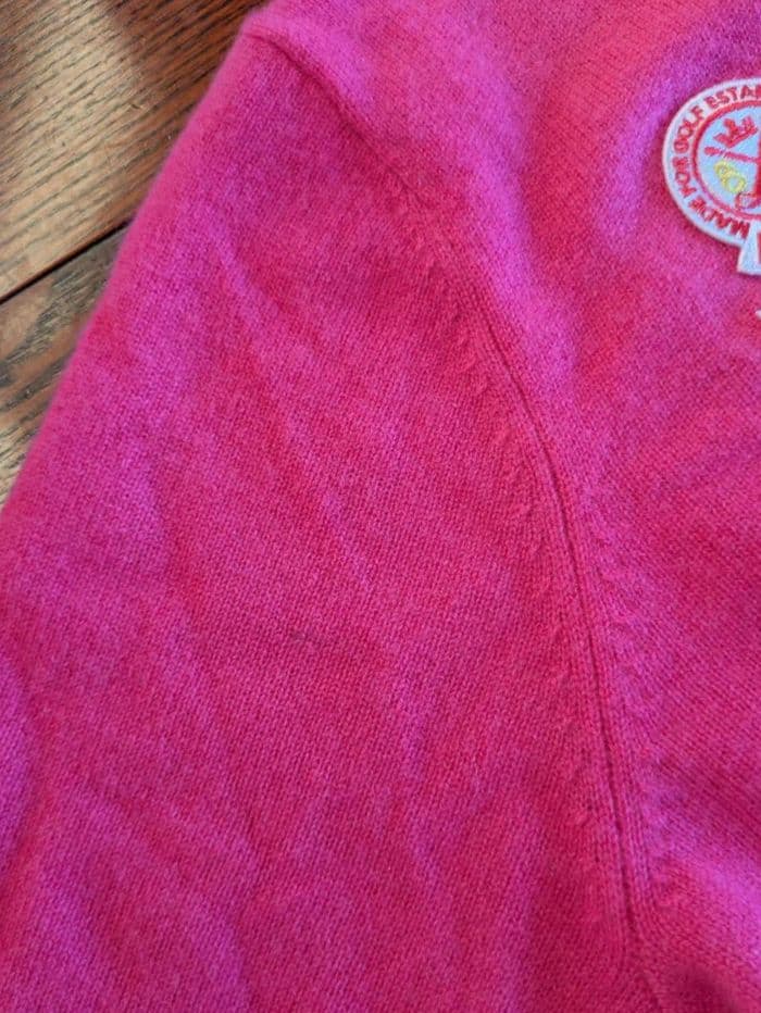 PEARLY GATES ピンク カシミヤニットセーターsizeМ