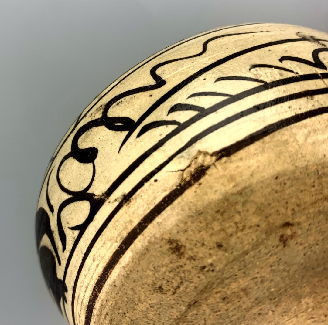 磁州窯小壺 中国美術 民家蔵出し 骨董品 時代物 元 合箱