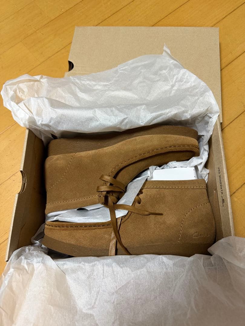 クラークス ワラビー Clarks Wallabee Boot ブラウン 41