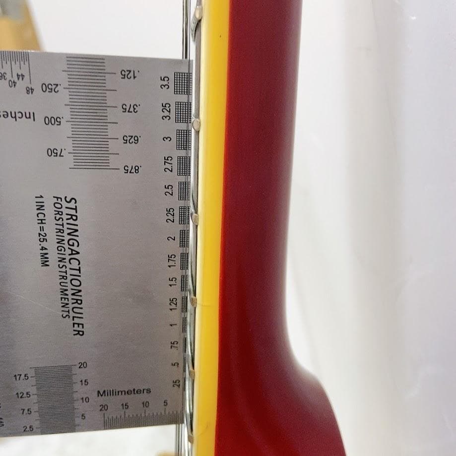 ギャラン GALAN レスポール 虎目 LEAD ROCK レッド - メルカリ