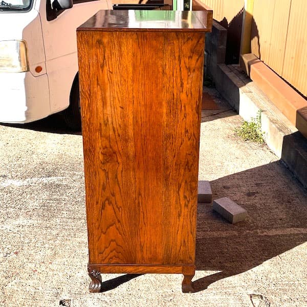 イギリスアンティーク 4段チェスト キャビネット サイドボード