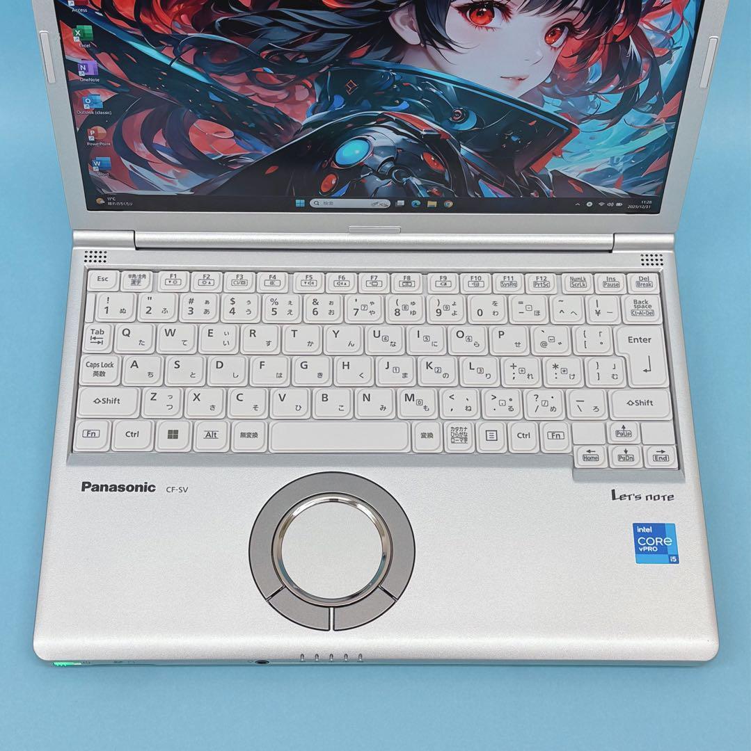 989極美品 レッツノートCF-SV1 第11世代 8GB office2024