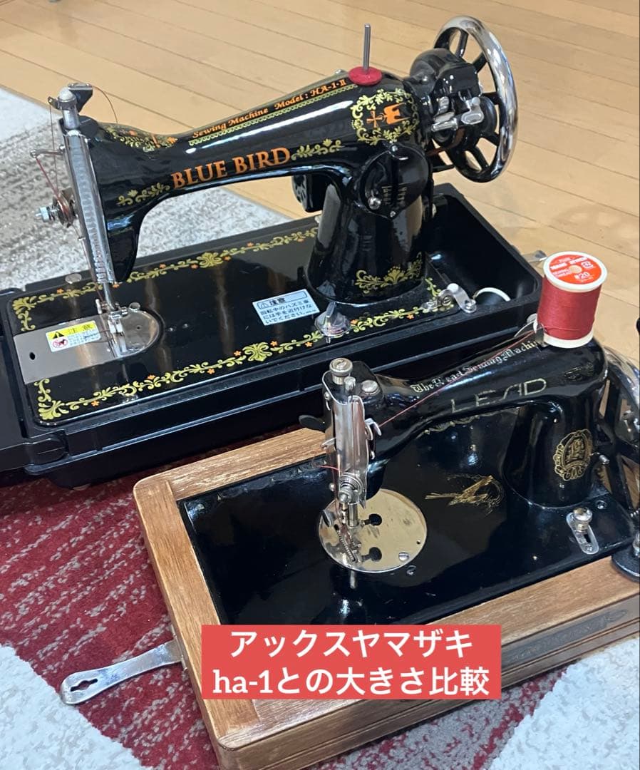 LEADチェーンステッチ・ミシン☆整備・調整機☆実働機・単環ミシン☆昭和