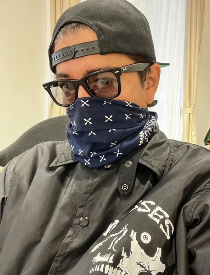 60S DEAD STOCK VINTAGE BANDANA アイアン クロス