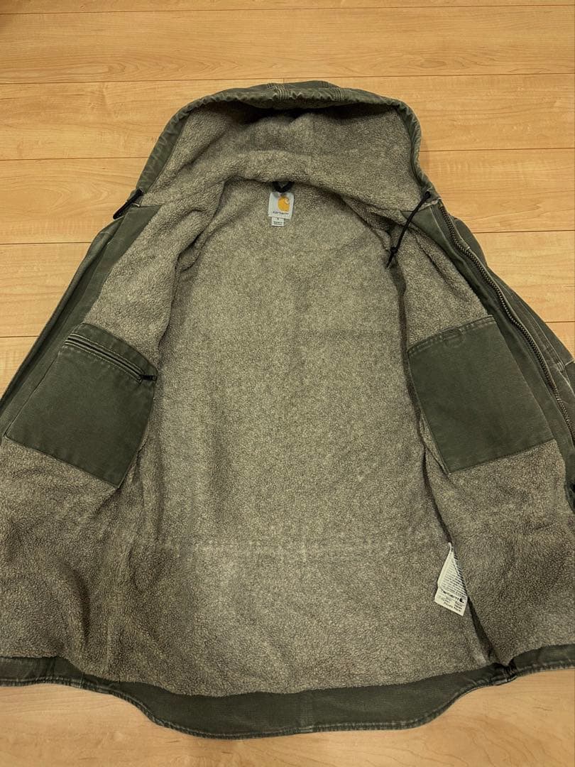 Carhartt カーハート 廃盤 ジャクソンコート モスグリーン S ダック