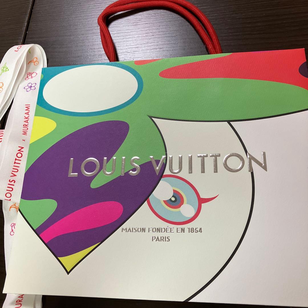 LOUIS VUITTON ルイヴィトン村上隆ステッカー2個セット紙袋ショッパー