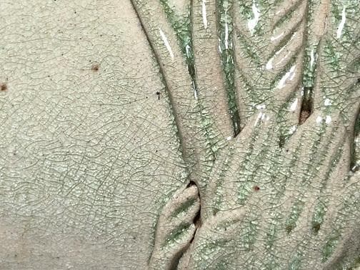 【 龍鳳凰文青磁釉高肉瓶 】　　唐～宋代　中華古玩