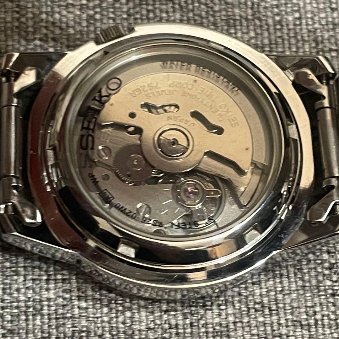 ニ*ン様 SEIKO 自動巻き腕時計 セイコー5 裏スケルトン 7S26-02W