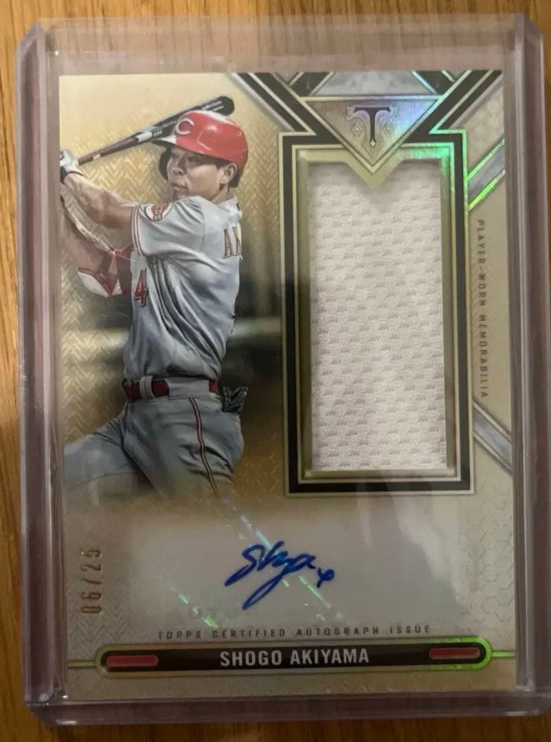 秋山翔吾 直筆サイン シリアル 25枚限定 シンシナティレッズ - メルカリ