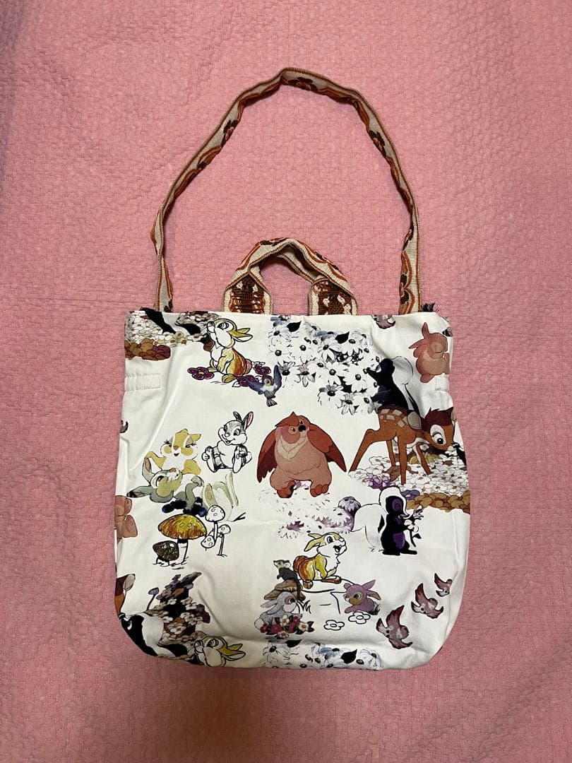 あちゃちゅむ×Disney バンビ　リバーシブル　バック