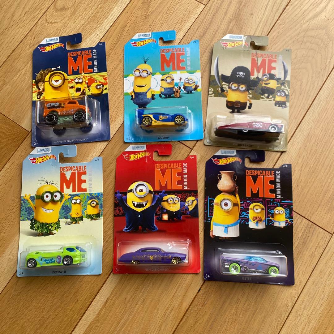 ミニオンDespicable Me &Me3 Hot Wheels 10台