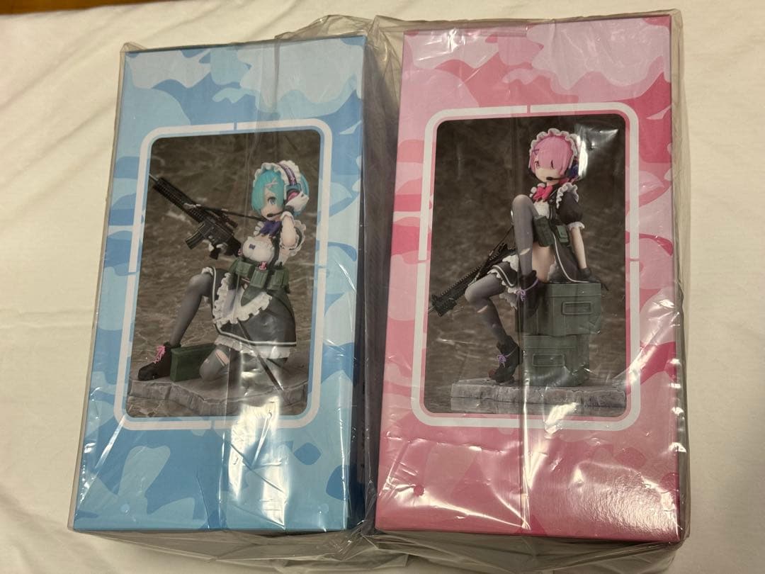 リゼロ　ミリタリーフィギュア　レム&ラム