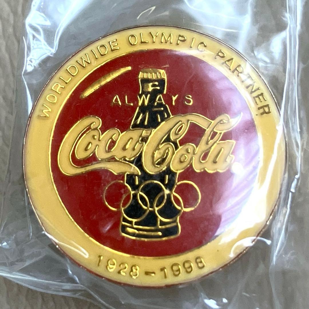 未開封】1998年長野オリンピック冬季大会 コカコーラ ピンバッジ