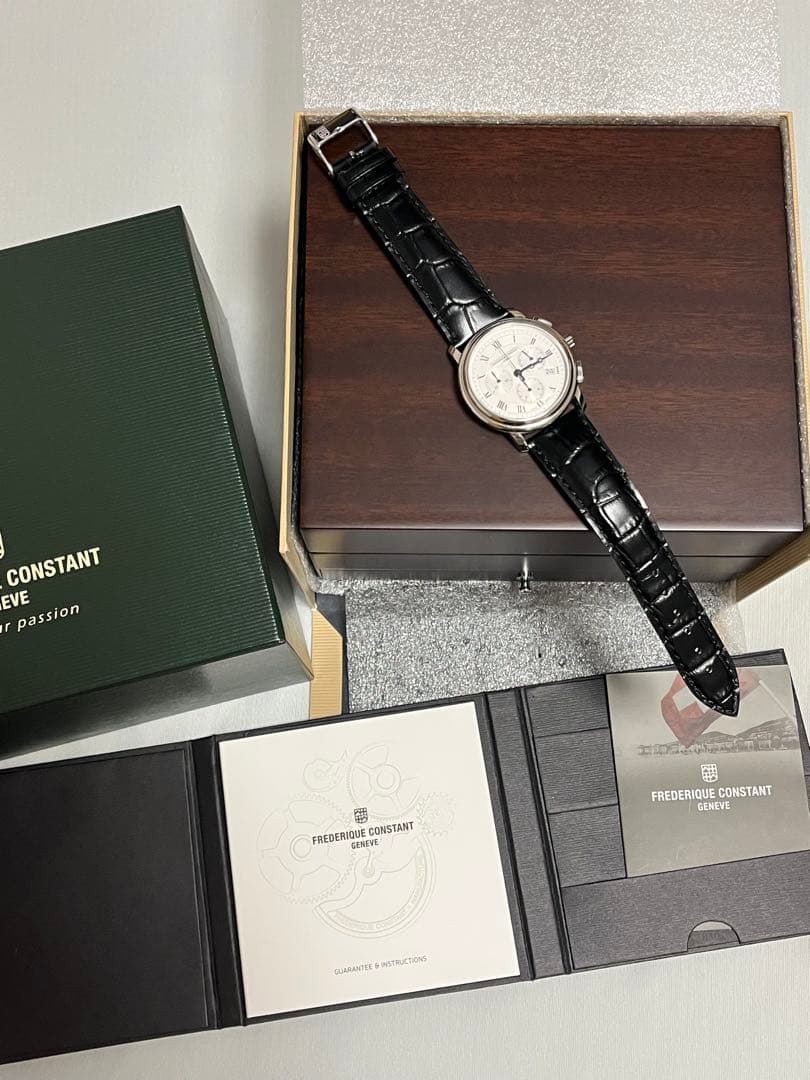FREDERIQUE CONSTANT クロノグラフ腕時計