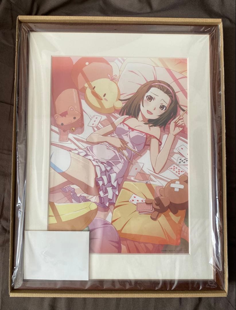 【新品・未開封】 偽物語 千石撫子 ミストグラフ ポストカード付 複製原画