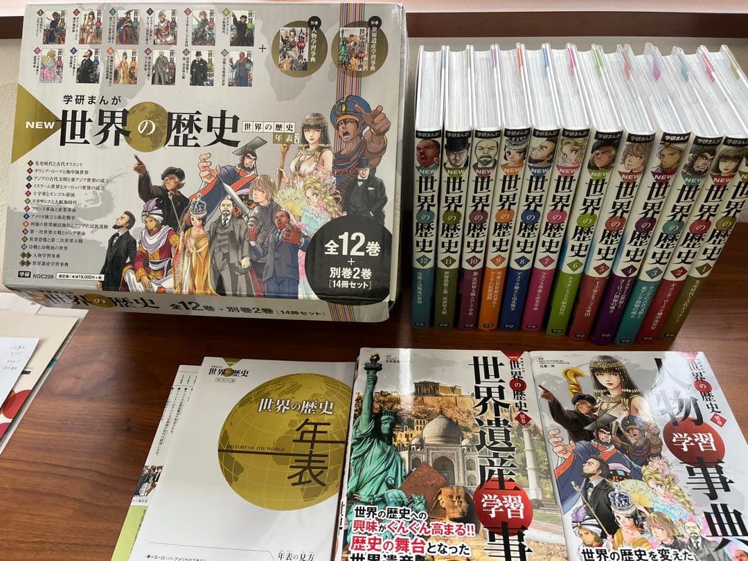 学研まんがNEW 世界の歴史 全14冊セット 全巻セット