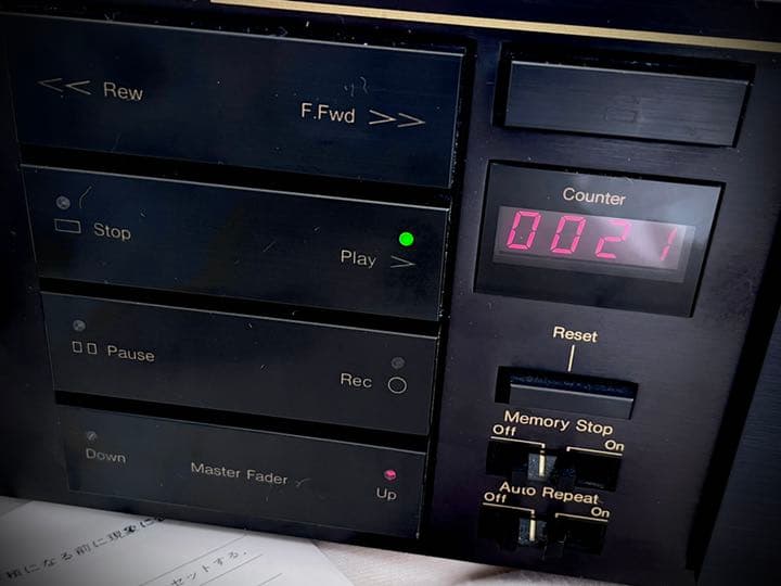 Nakamichi ナカミチ カセットデッキ ZX-5 割引 再生のみ(説明書付き