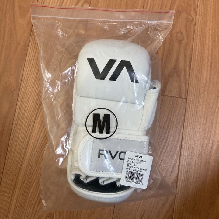 RVCA ルーカ オープンフィンガー グローブ 白 - メルカリ