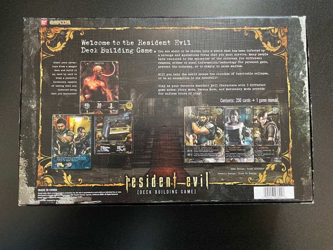 ［絶版］プレミア品　バイオハザード　デックカードビルディング