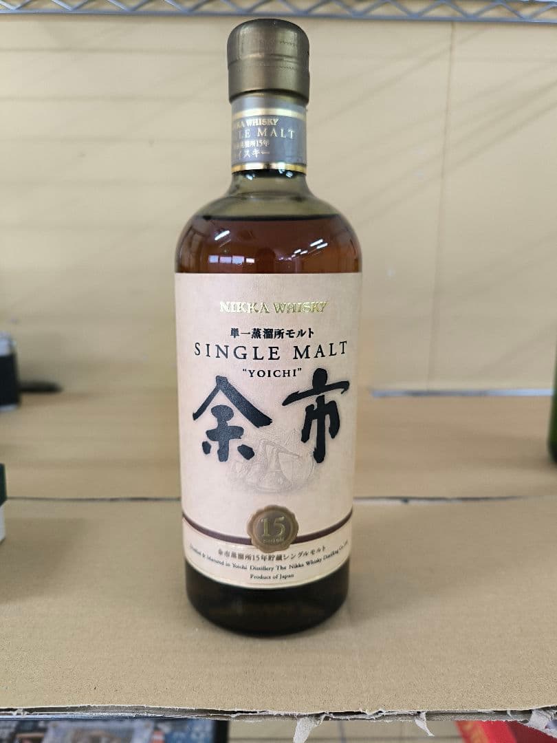 未開栓 古酒 余市15年 未開栓 余市 15年 700ml 1本 Whisky Yoichi 箱