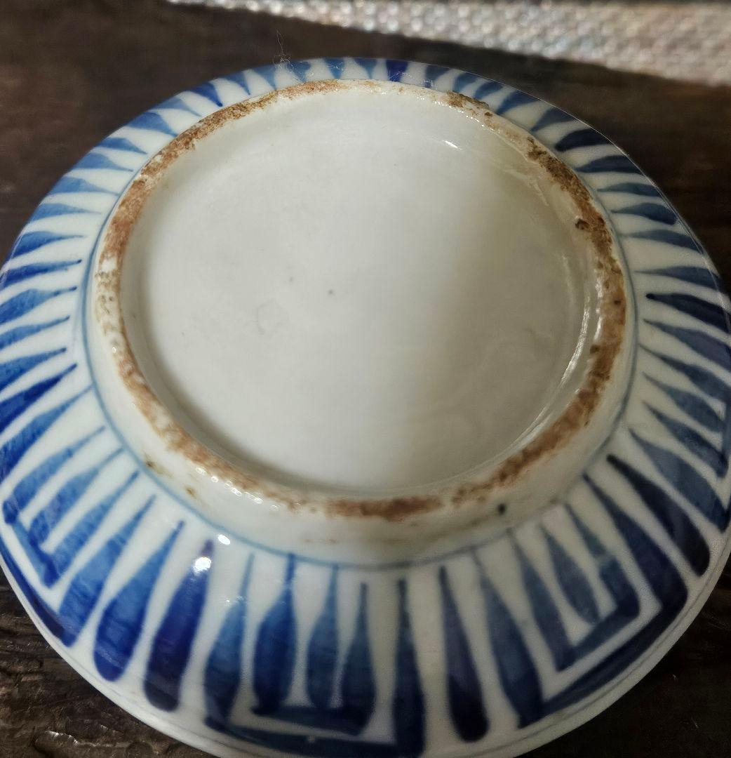 明治時代　古伊万里　染錦　菊花図　金彩　菊唐草文　油壺　花入　一輪挿　化粧道具