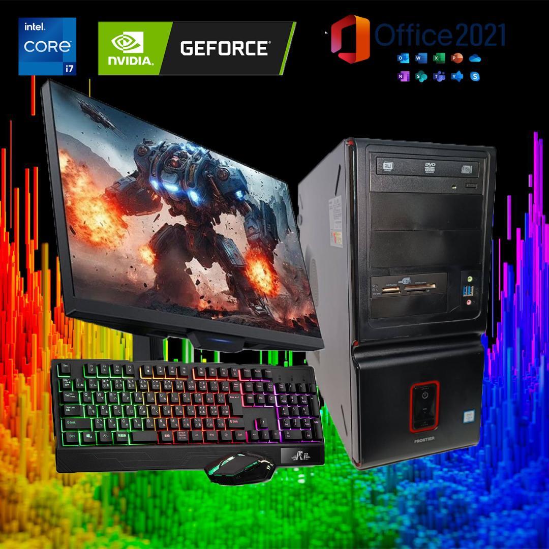 激安ゲーミングPCフルセット】i7 6700 GTX970 MS Office