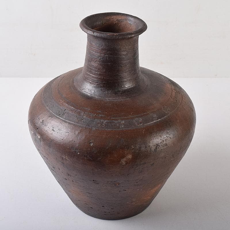 朝鮮美術　須恵器　新羅土器　水注瓶　C　R8666B