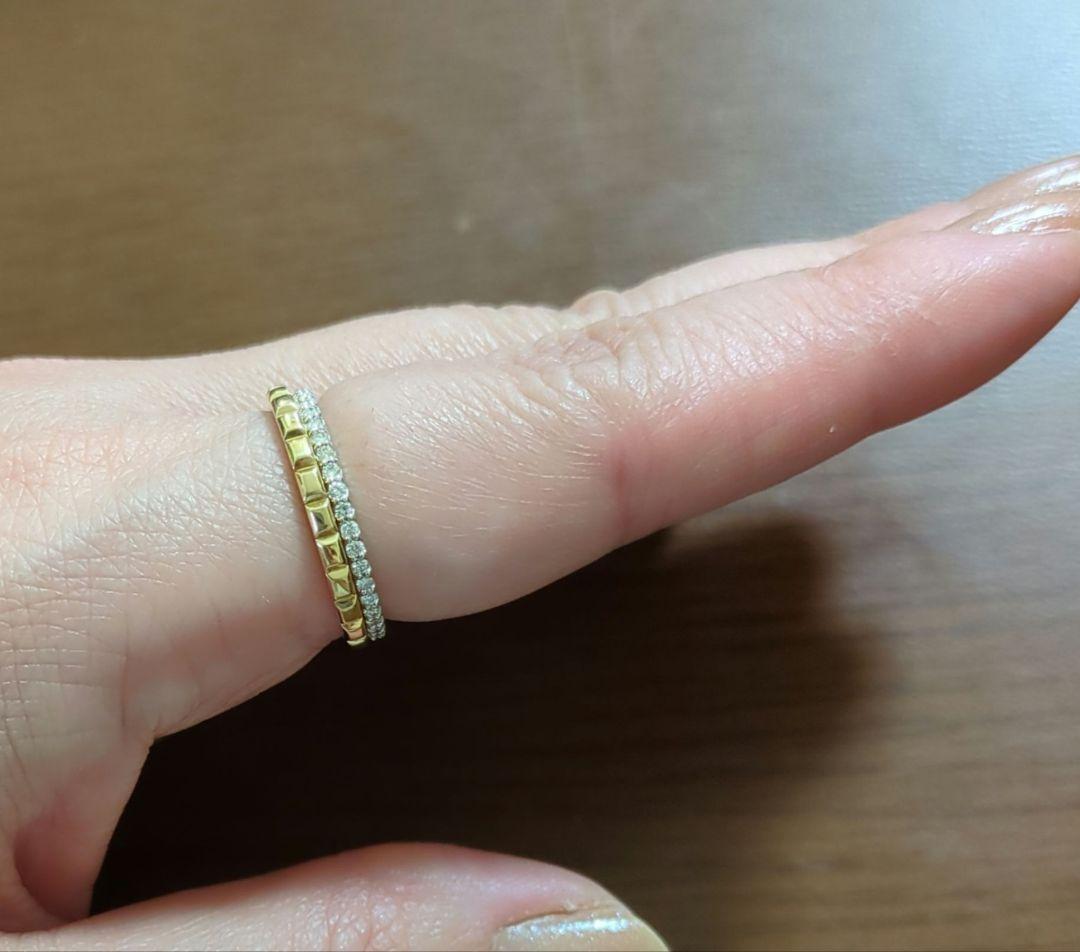 ベルシオラK18YGリング　15号