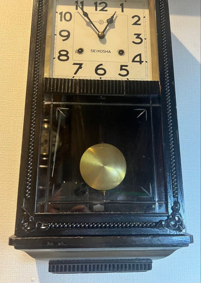 SEIKOSHA精工舎振り子時計ゼンマイ掛け時計柱時計古時計ボンボン時計