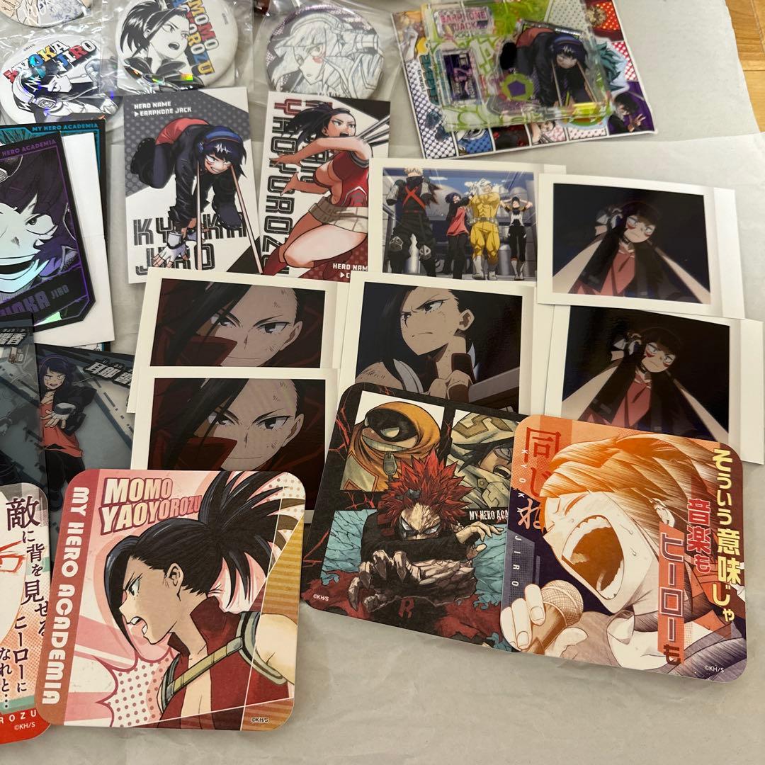 耳郎響香　八百万百　一番くじ　フィギュア　アクリルスタンド　缶バッジ　他