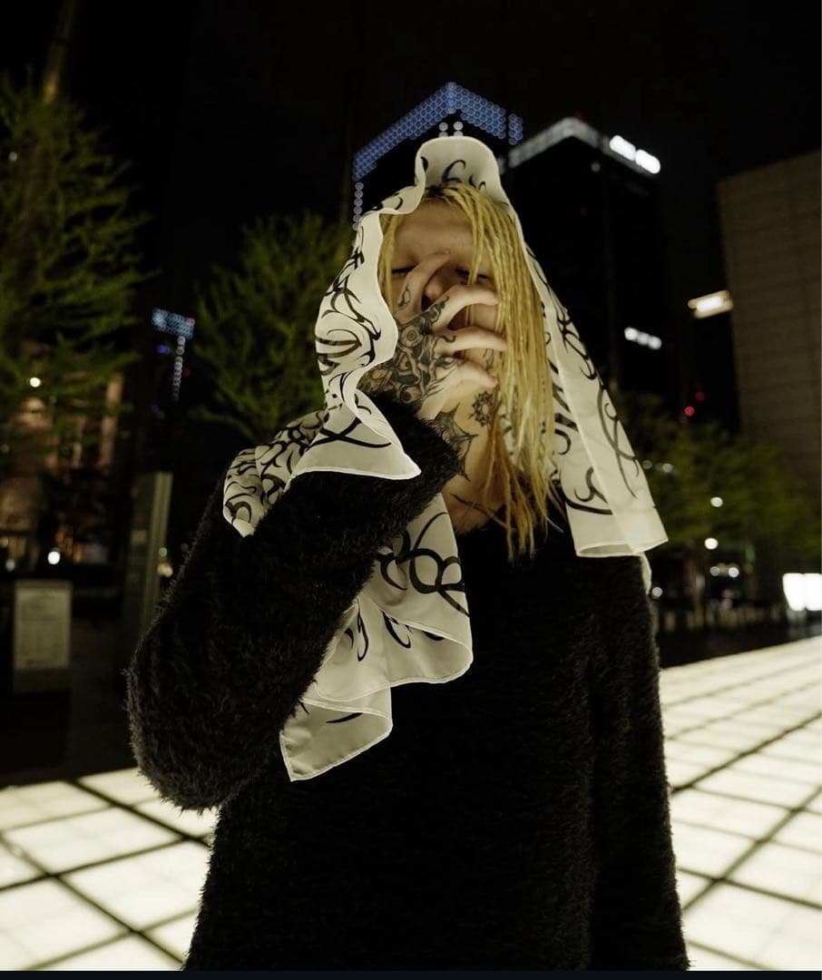 最終値下げ‼️Yxngbratz Thorn Skull Scarf スカーフ