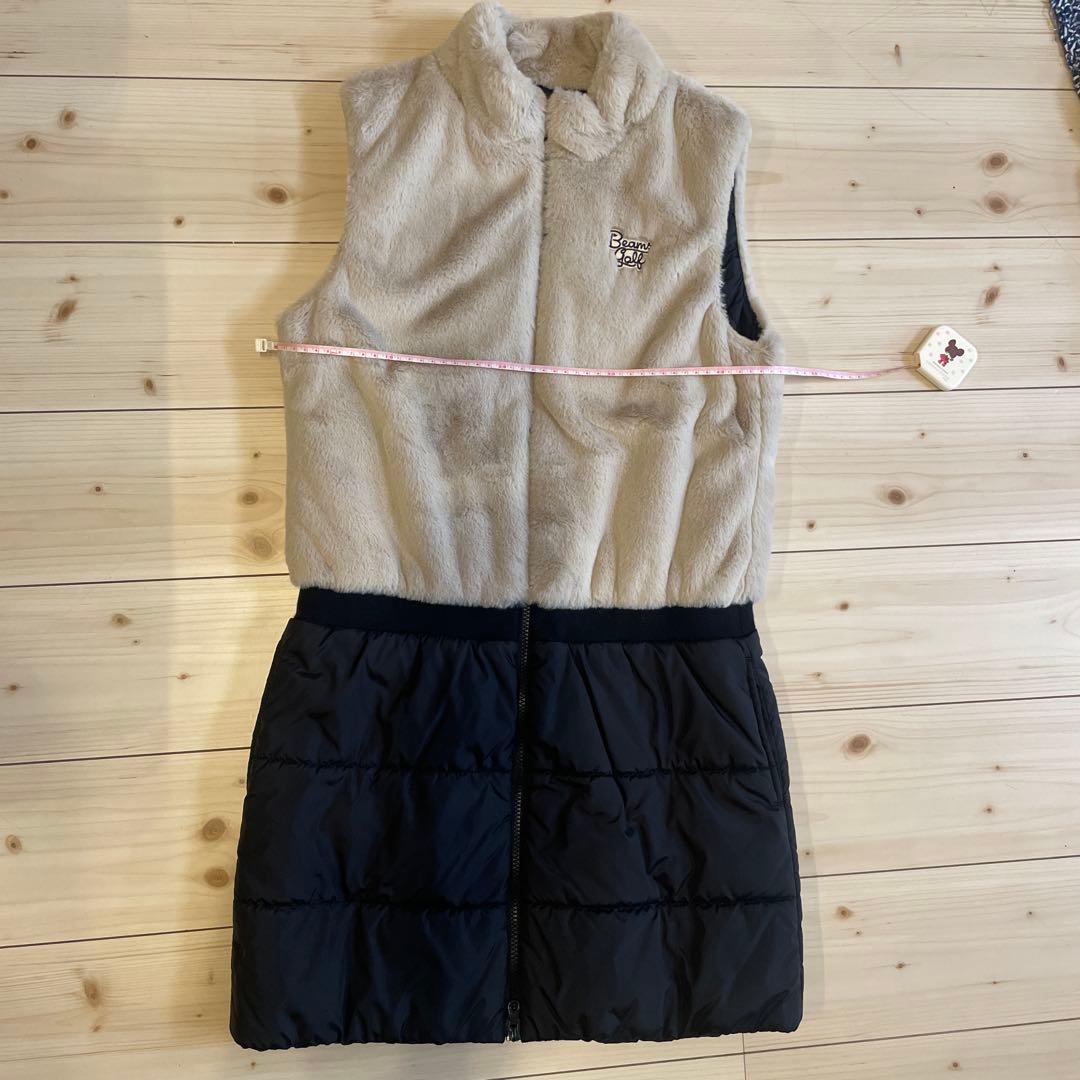 ビームスゴルフ　ボア中綿ワンピース