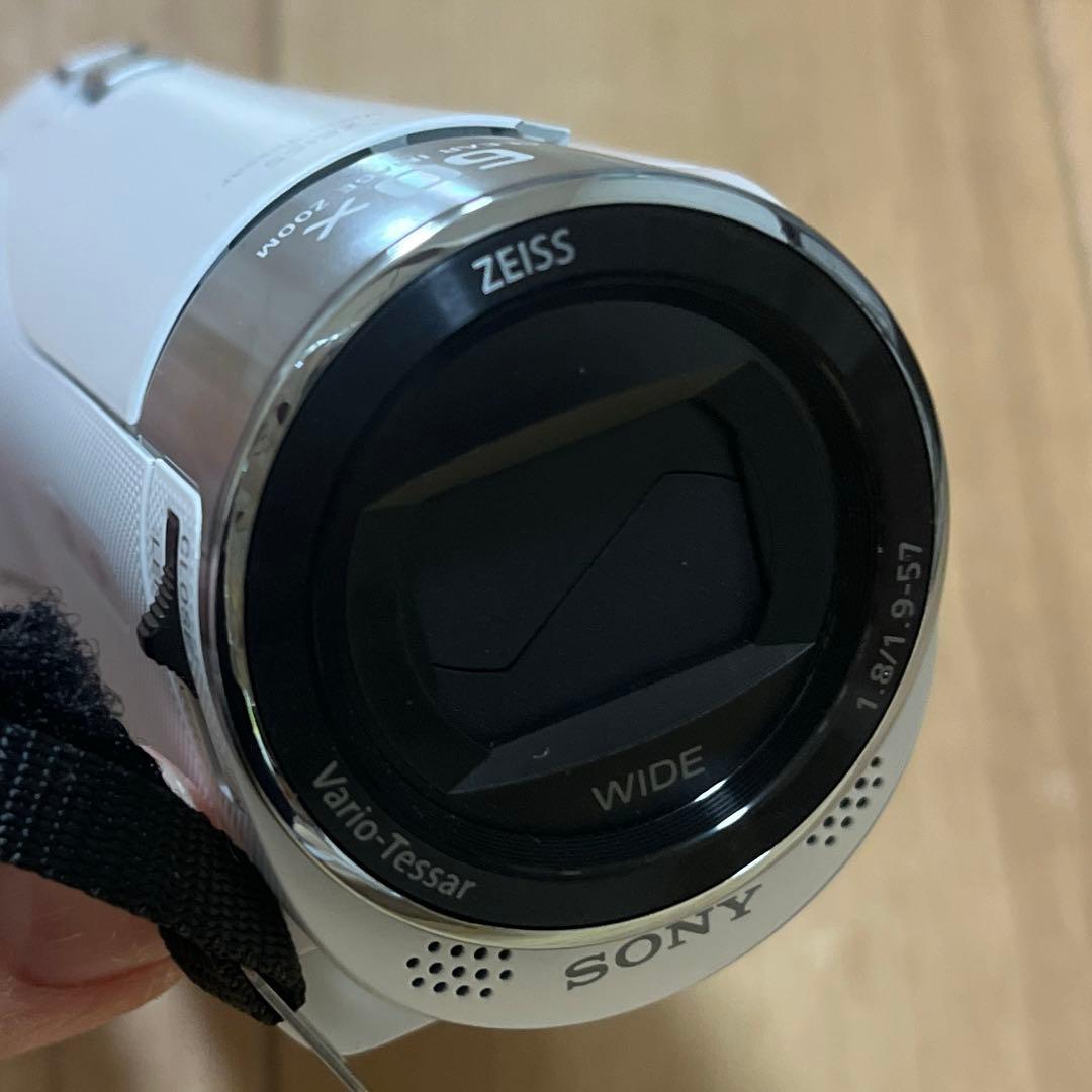【美品】SONY（ソニー）HDR-CX470 ホワイト