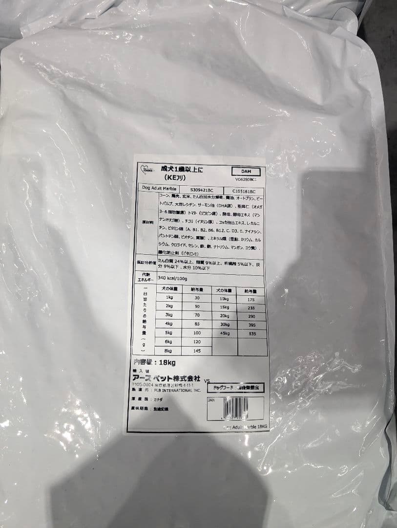 ファーストチョイスドッグフード ドライフード 18kg 成犬用 - メルカリ