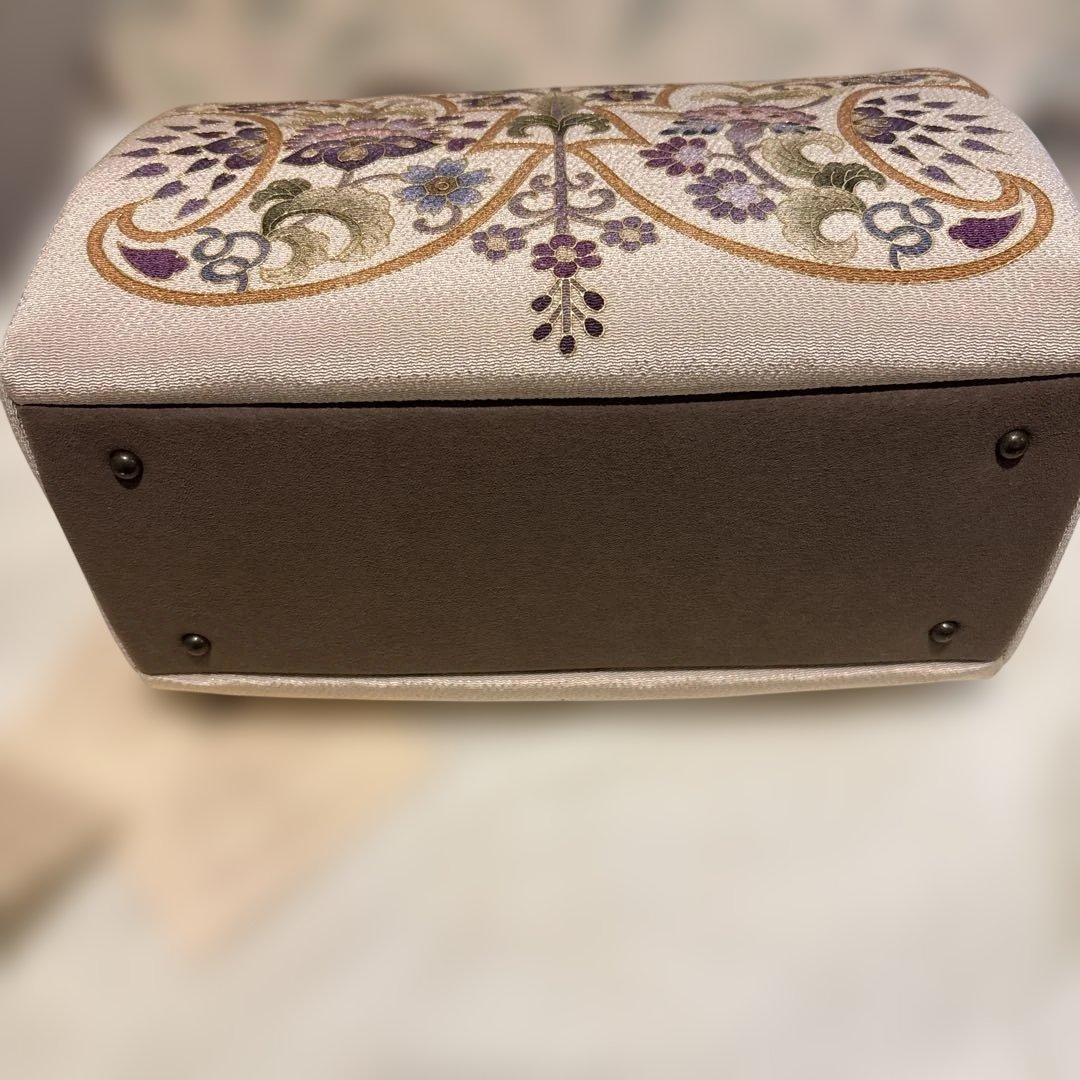 OKAJIMA SOFRINA 和装用バッグ 中型 ベージュ系