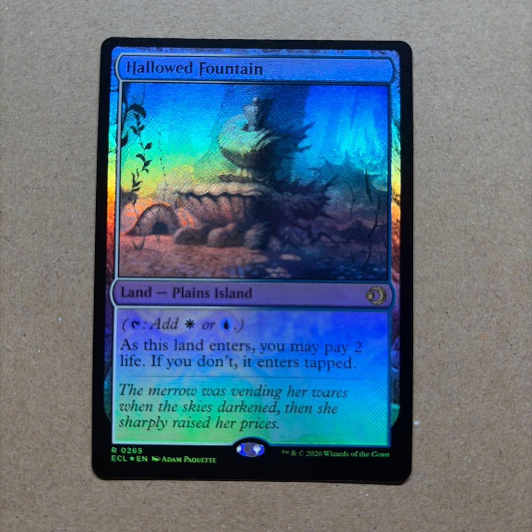 MTG EN 【Foil】 神聖なる泉/Hallowed Fountain - メルカリ