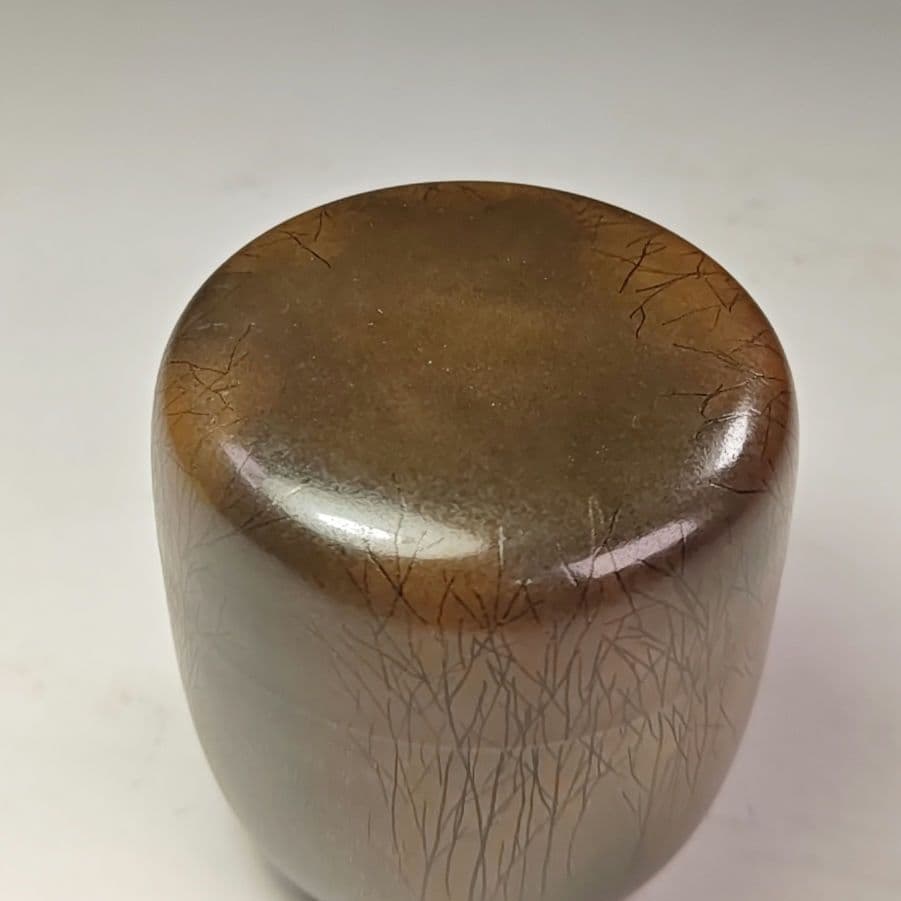 イ973 棗『西島栄治』『林 棗 共箱』漆塗 茶器 茶道具 - メルカリ