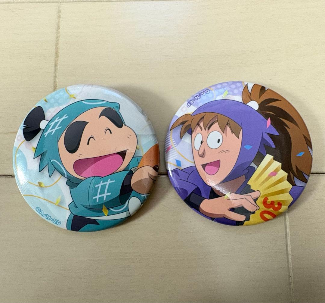 忍たま乱太郎 福富しんべヱ 鉢屋三郎 ピンバッジ 2個セット - メルカリ