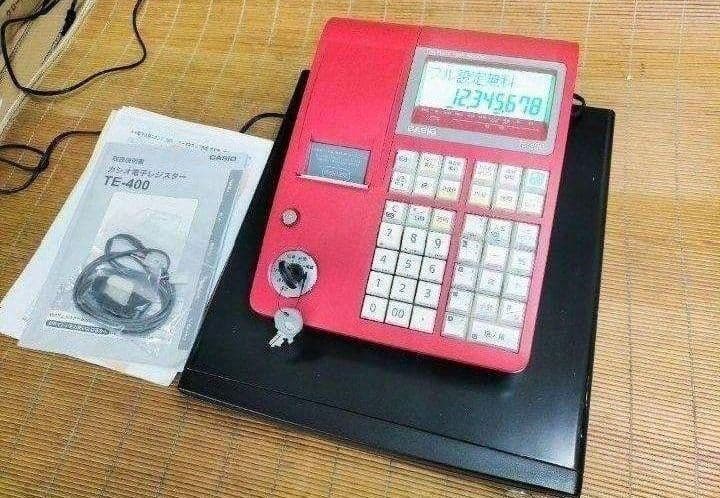 カシオレジスターTE-400フル設定無料PC連携売上管理5800041
