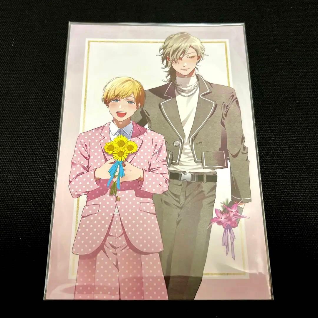 ヤリチン☆ビッチ部 ポップアップ スーツ ポストカード 明美・糸目