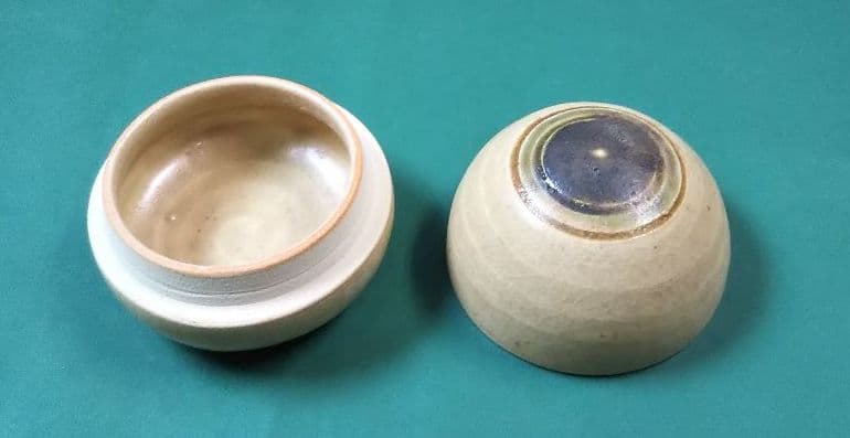 茶道具 黄瀬戸 宝珠 香合 水野健二 新品未使用