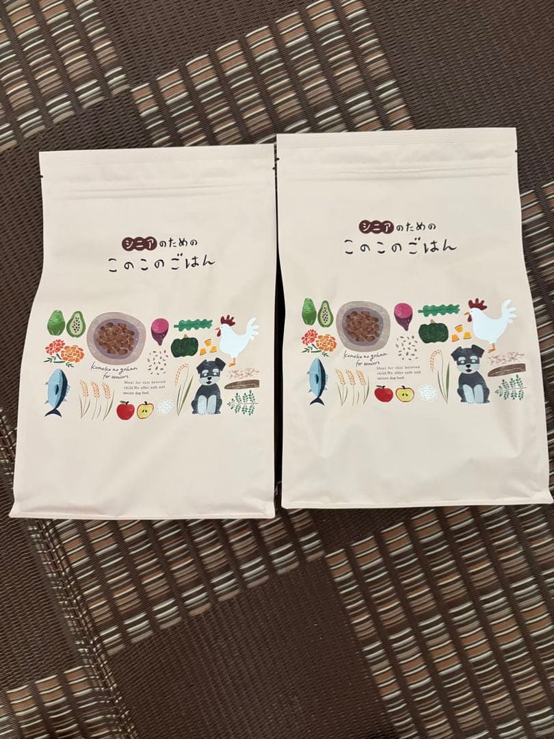 シニアのためのこのこのごはん ドライフード 2袋セット - メルカリ