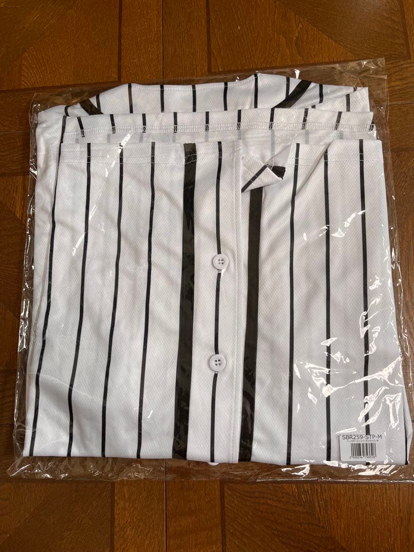 SUPER BEAVER ベースボールシャツ ストライプ Mサイズ