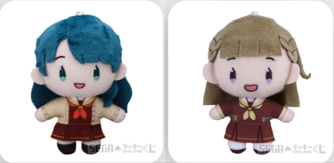 蓮ノ空 セガラッキーくじ ぬいぐるみ D賞 DOLLCHESTRA 2点セット