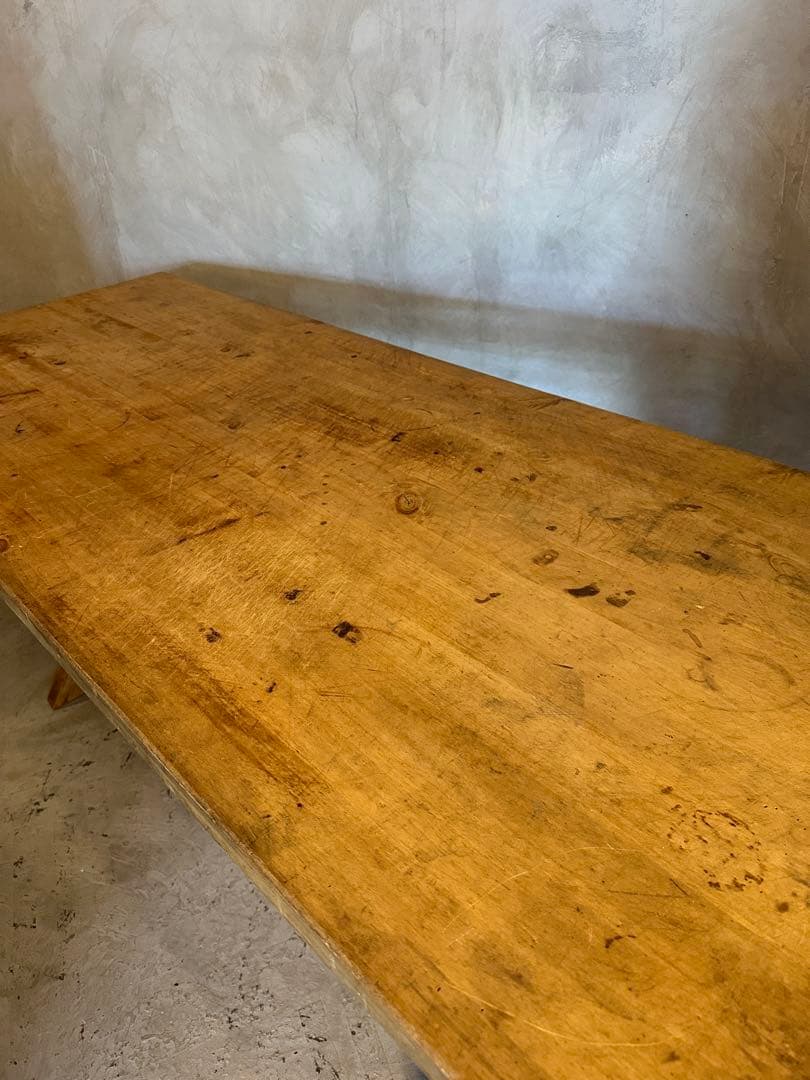 東京都23区配送無料】ビンテージ テーブル 作業台 什器 陳列棚